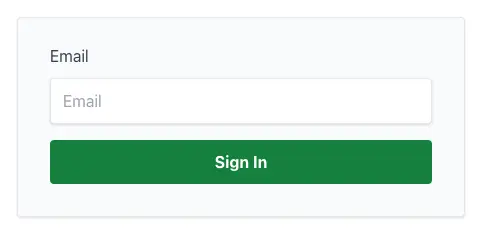 Email magic link form
