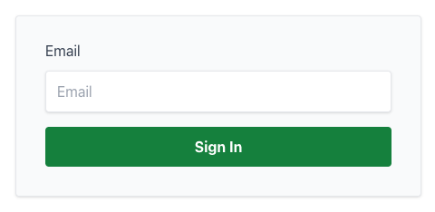 Email magic link form