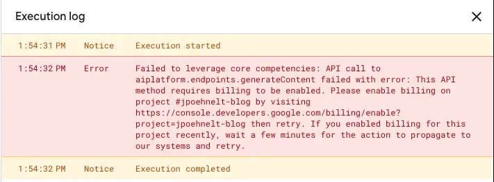 Failed to Leverage Core Competencies Enable Billing