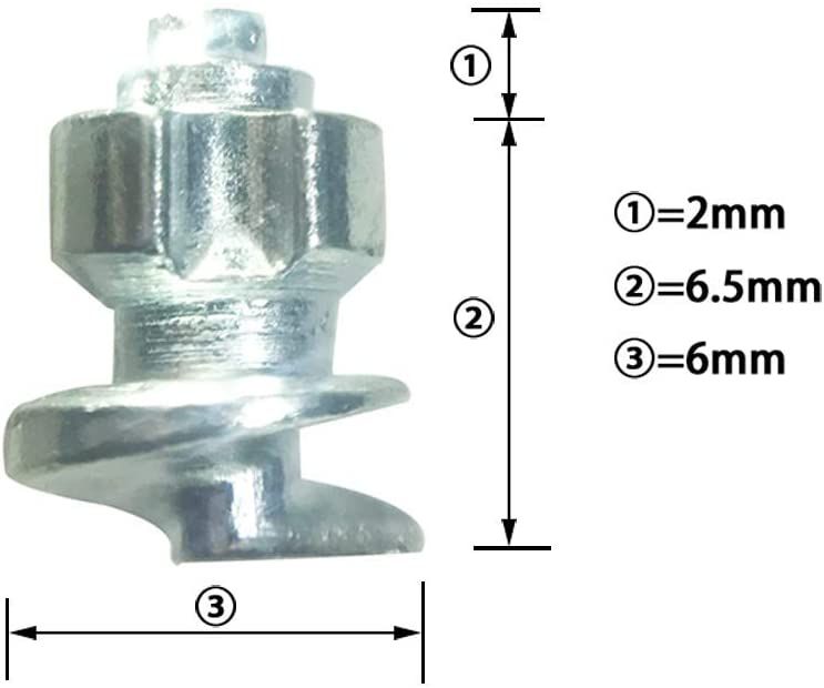 Screw in ice studs for running shoes